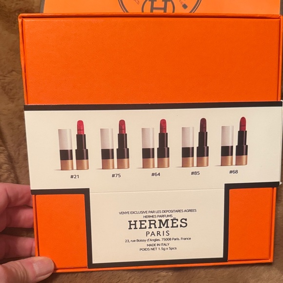 Hermès Lipstick Collection in Signature Orange Box - Picture 2 of 5